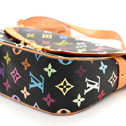 Louis Vuitton Monogram Multicolor Sologne Black 10 of 10