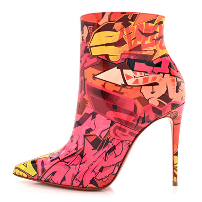 Christian Louboutin Patent Metrograf So Kate Booty 100 Ankle Boots 38 Multicolor 1 of 8