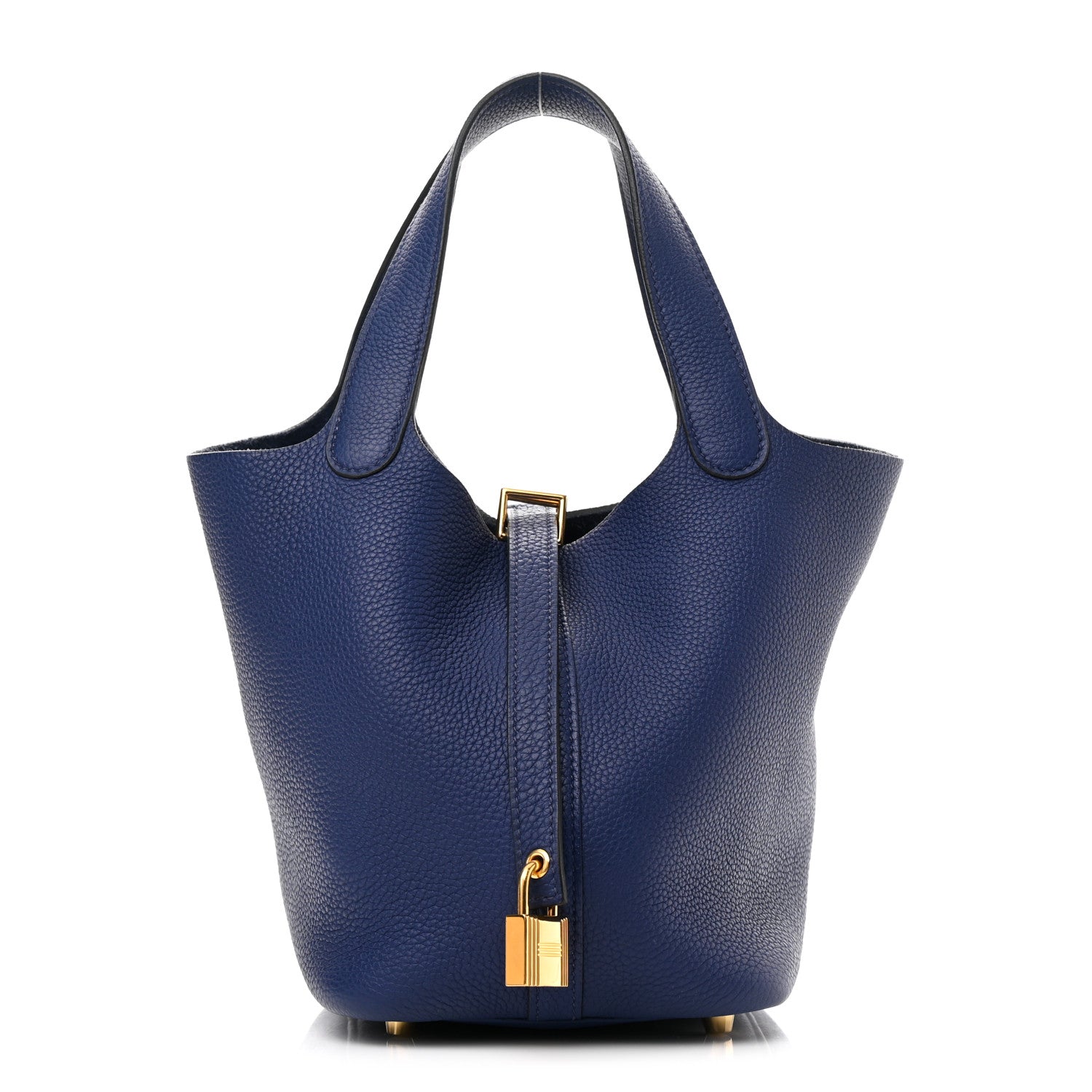 Hermes Taurillon Clemence Picotin Lock 18 PM Bleu Saphir 1 of 11