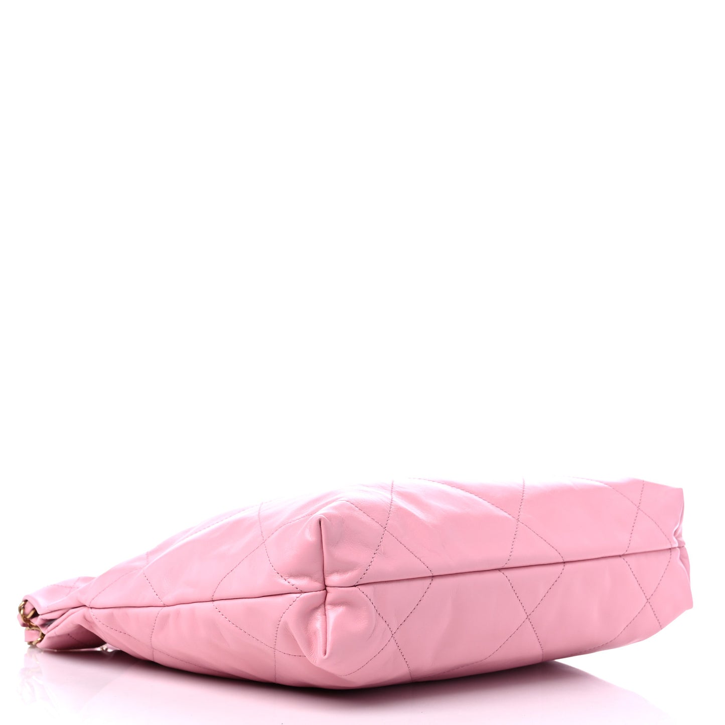 Shiny Calfskin Quilted Small Chanel 22 Pink