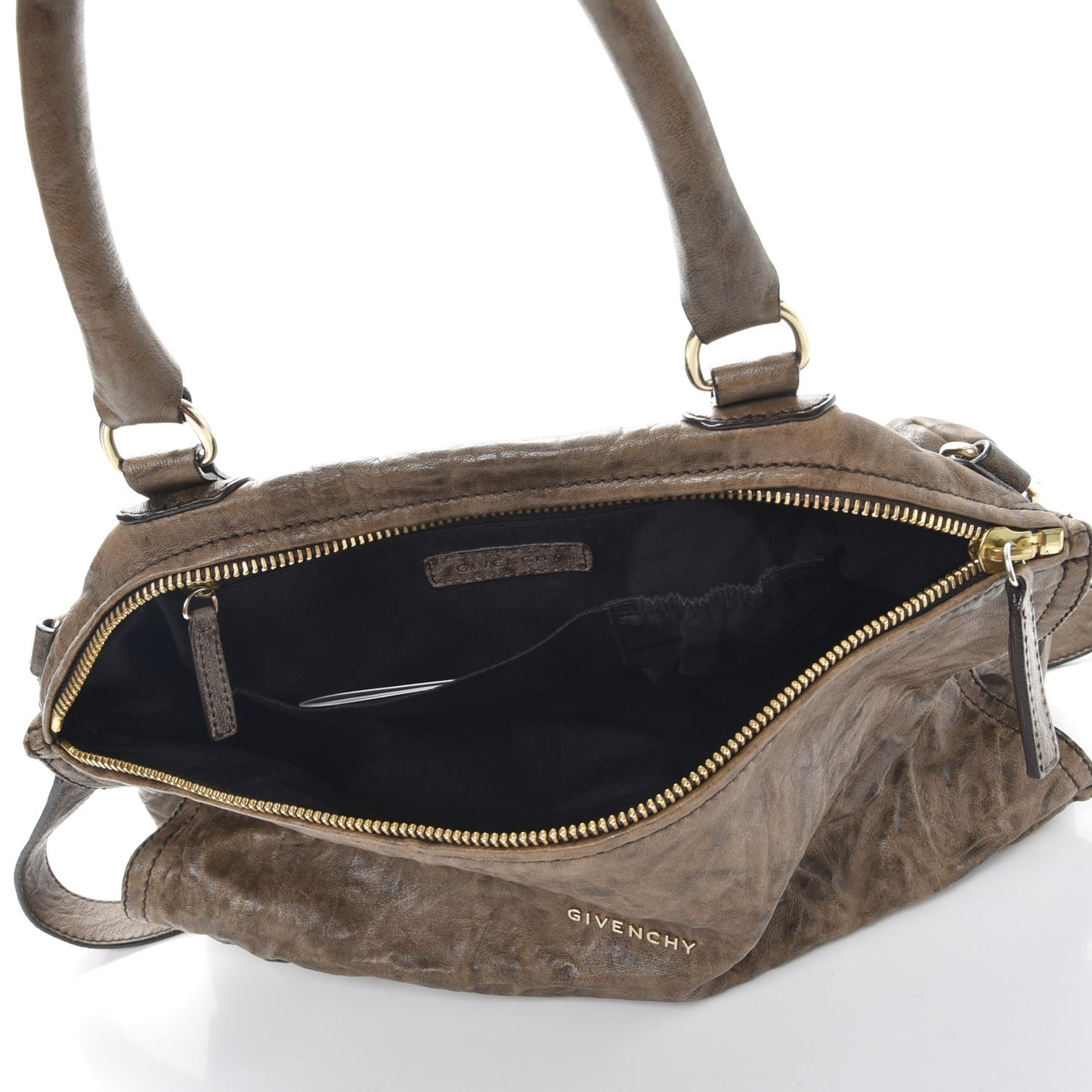 Tumbled Sheepskin Large Pandora Charcoal