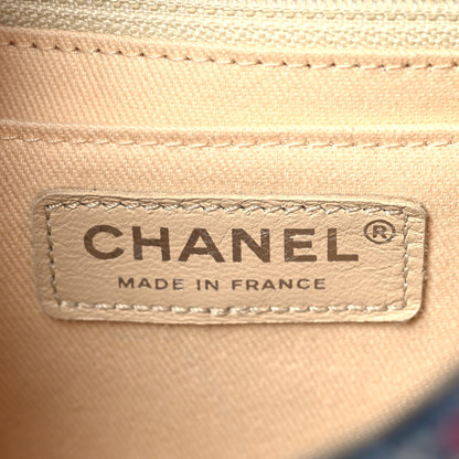 Chanel Woven Denim Medium Flap Multicolor 6 of 11