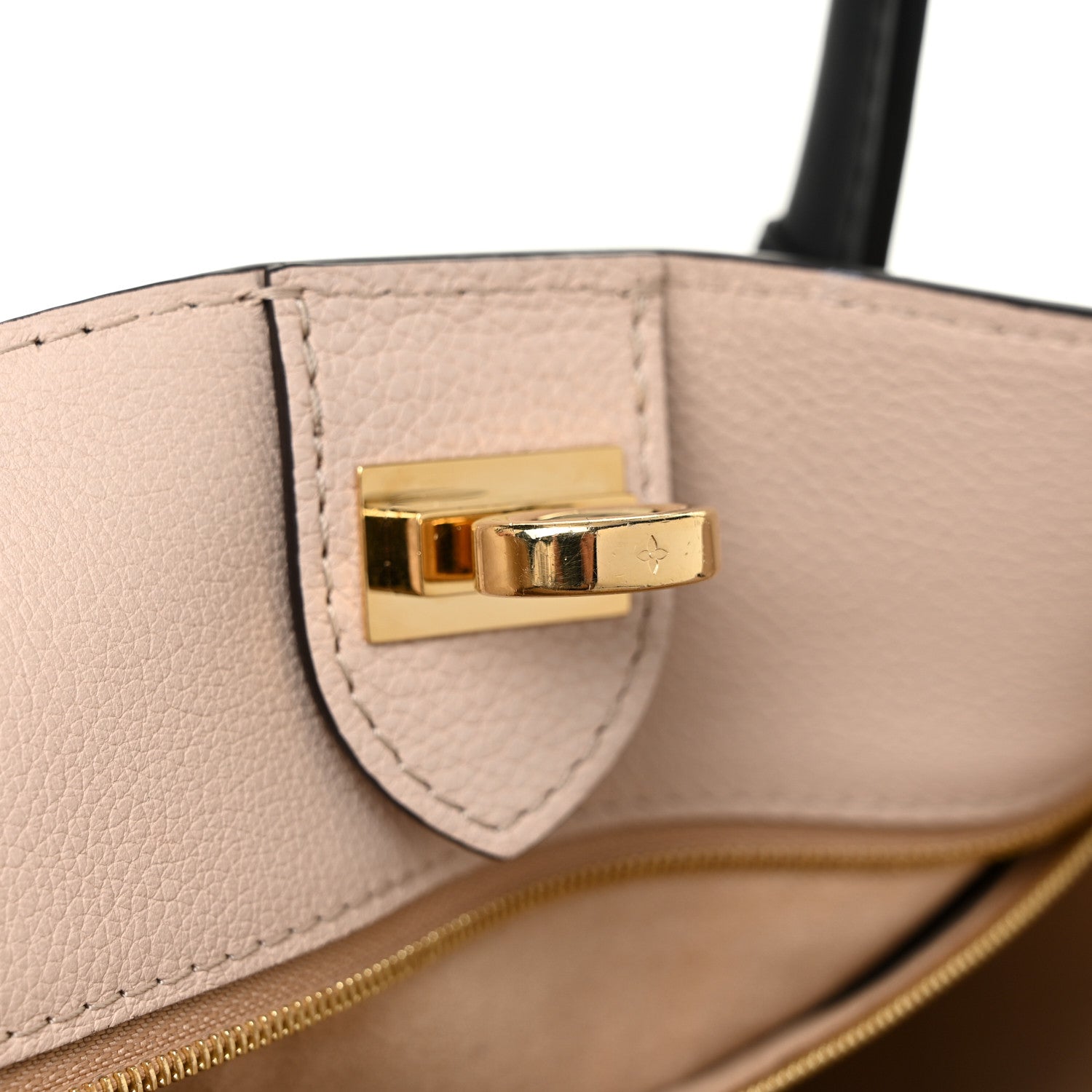 Louis Vuitton Calfskin Monogram On My Side MM Laurier Green Toffee Latte Beige 11 of 13