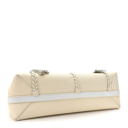 Chloe Grained Calfskin Medium Penelope Shoulder Bag White 4 of 11