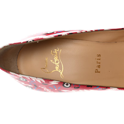 Christian Louboutin Patent Ginzana Pigalle Follies 100 Pumps 37 Loubi 7 of 11