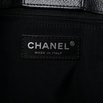 Chanel Calfskin Cerf Executive Shopper Tote Black 7 of 10