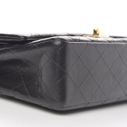 Chanel Lambskin Quilted Medium Double Flap Black 19 of 20