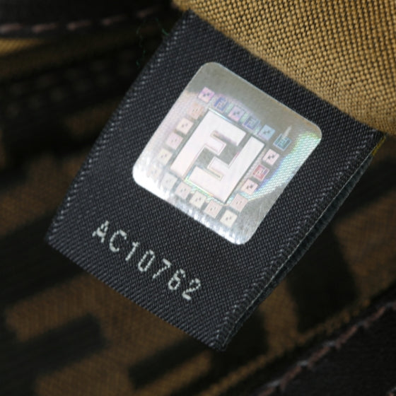 Fendi Zucca Cuoio Lucido Chef Hobo Tobacco Moro 11 of 13