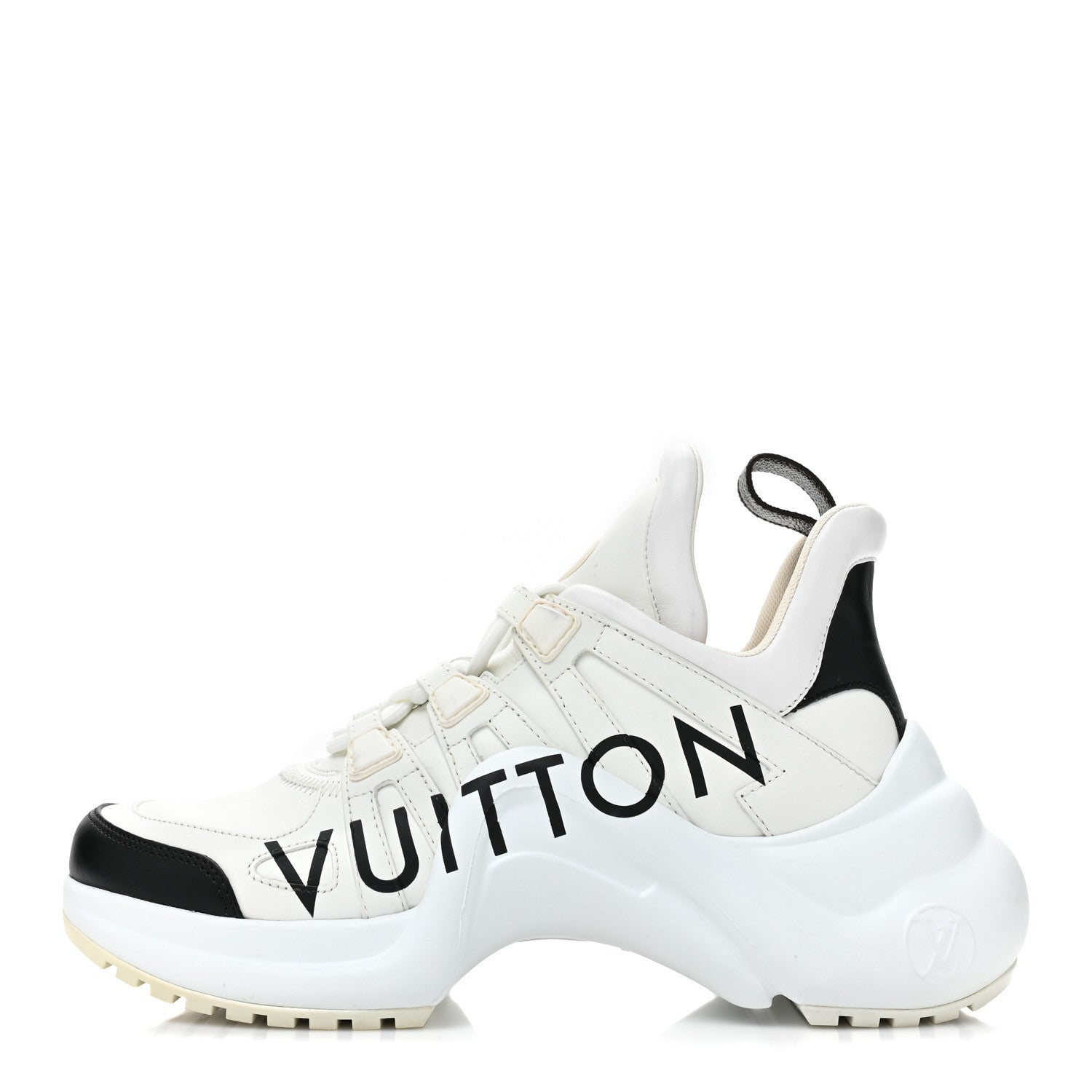 Louis Vuitton Calfskin Logo LV Archlight Sneakers 38 White 1 of 9