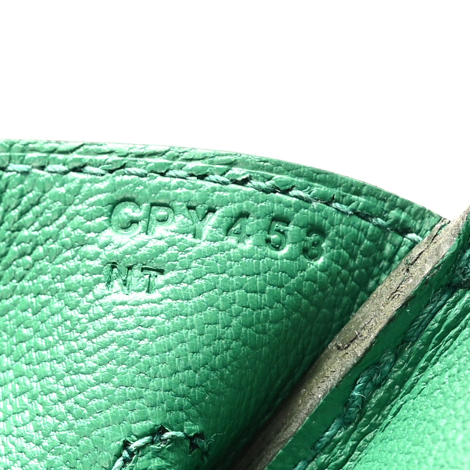 Hermes Epsom Birkin 35 Vert Vertigo 7 of 12