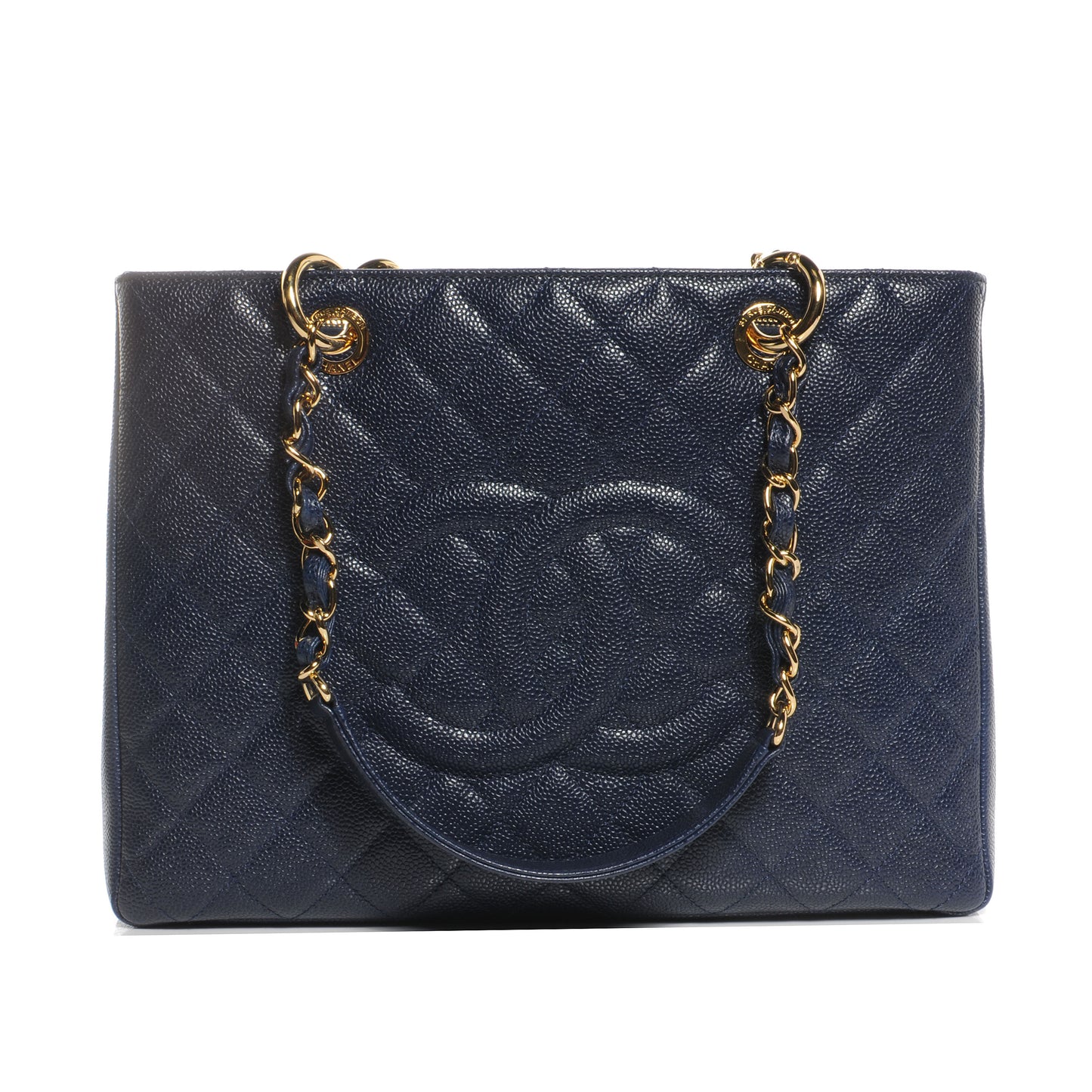 Caviar Grand Shopping Tote GST Navy
