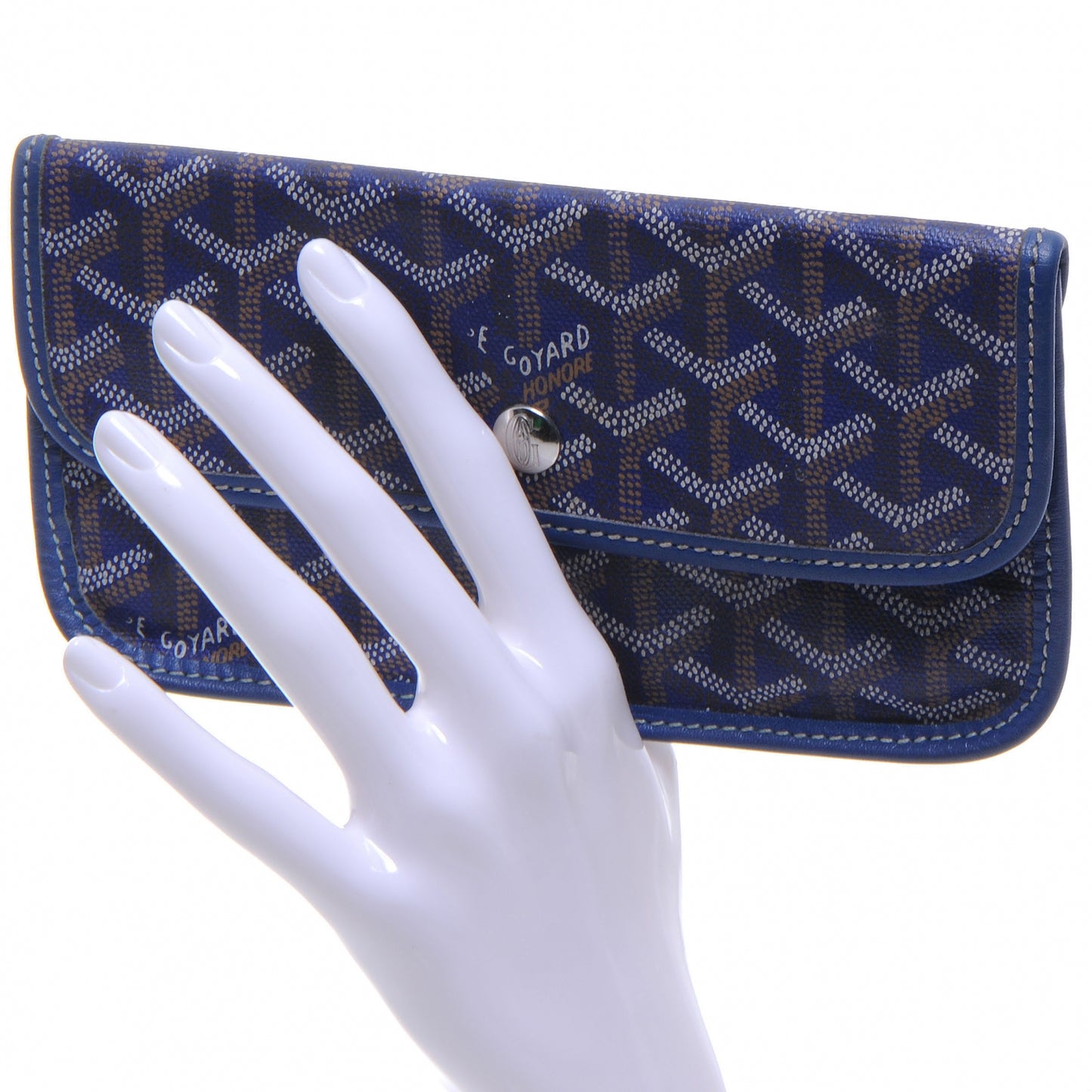 Goyardine Pouch Blue