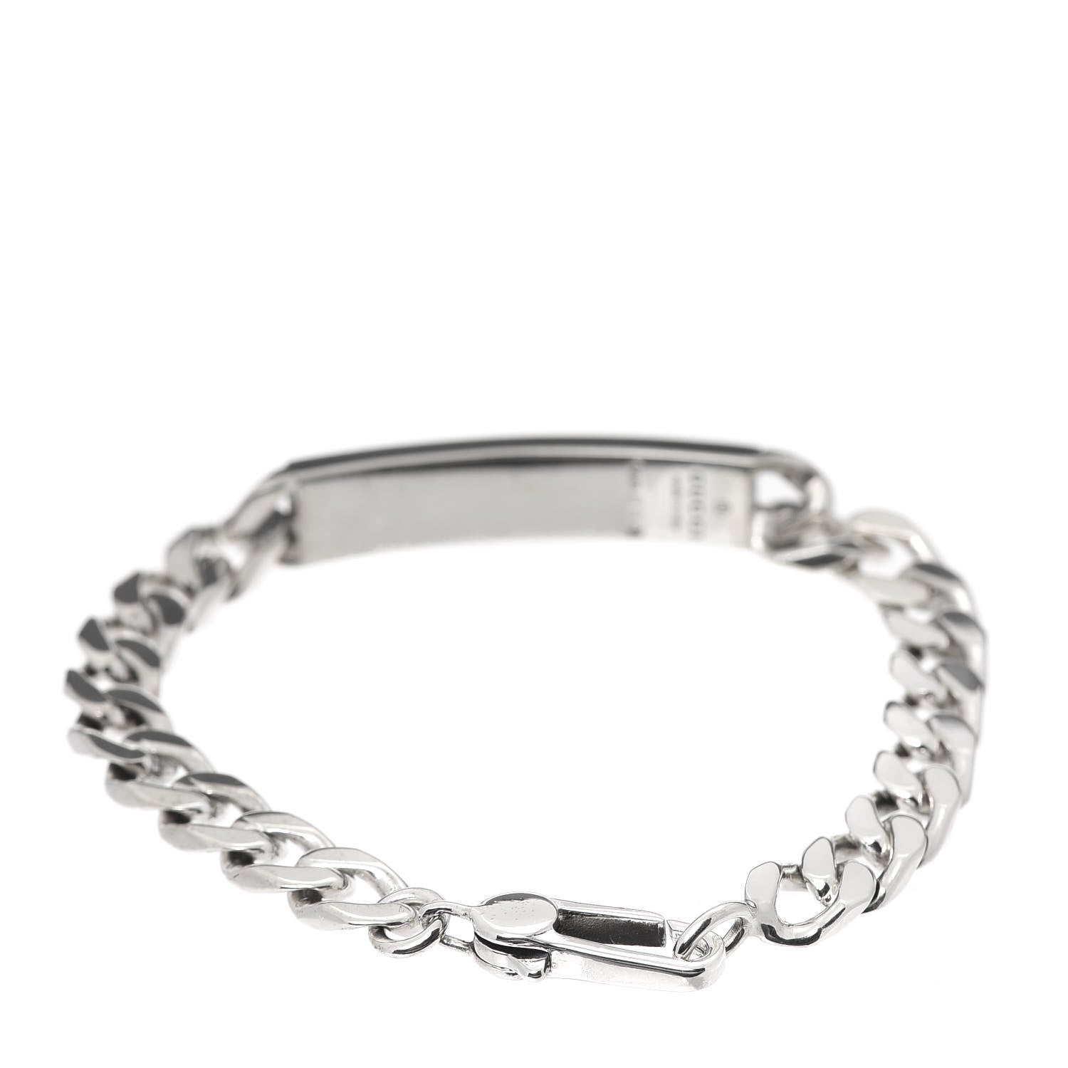 Gucci Sterling Silver GucciGhost Hamlet Skull ID Chain Bracelet 3 of 5