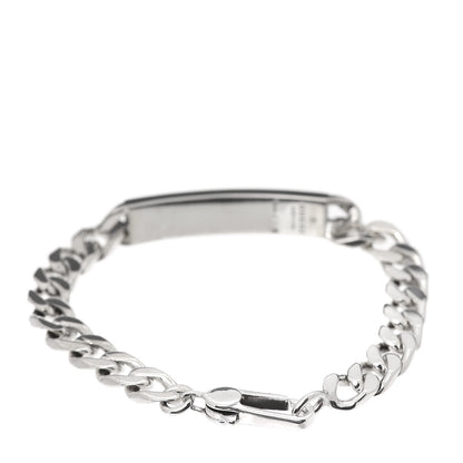 Gucci Sterling Silver GucciGhost Hamlet Skull ID Chain Bracelet 3 of 5
