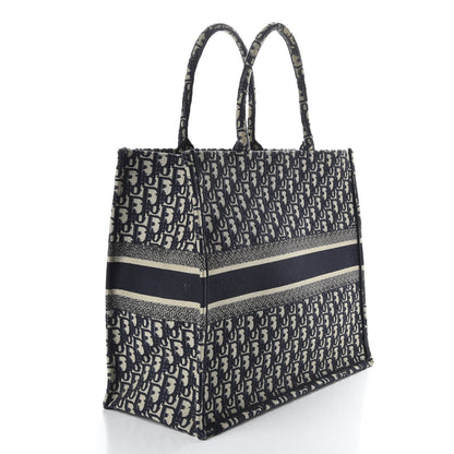 Christian Dior Oblique Book Tote Blue Multicolor 3 of 9