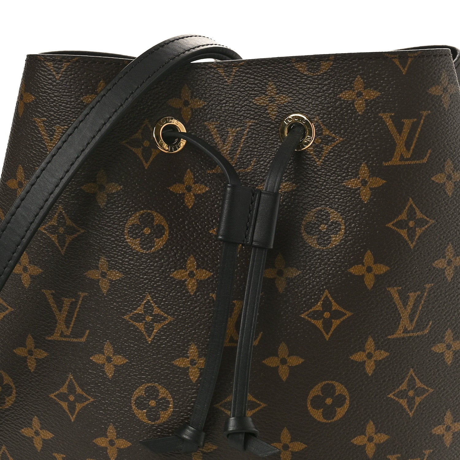 Louis Vuitton Monogram Neonoe MM Black 7 of 9