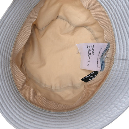 Prada Re-Nylon Metal Triangle Logo Womens Bucket Hat S Fiordaliso 5 of 6