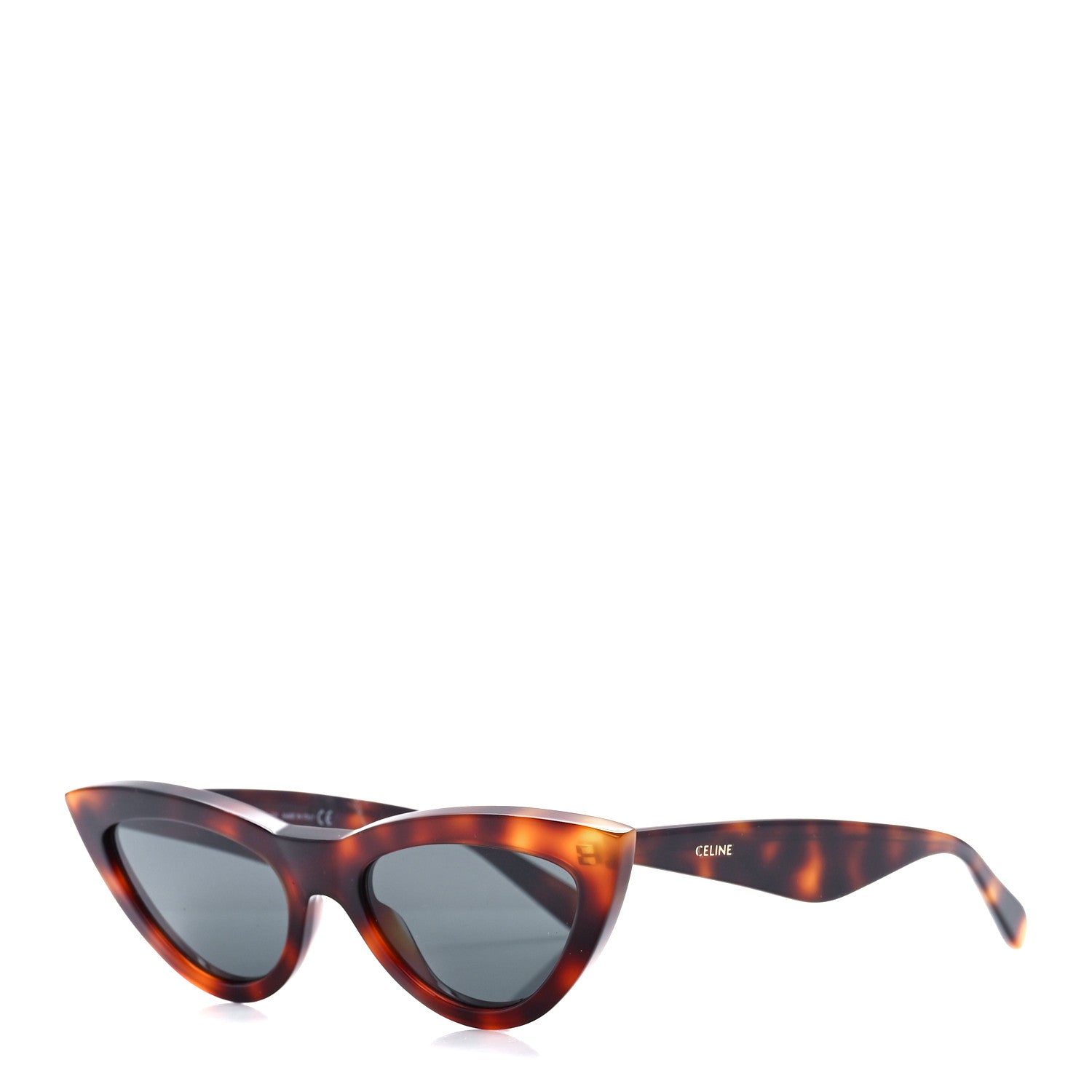 Celine Acetate Cat Eye Sunglasses CL4019IN Tortoise 1 of 7