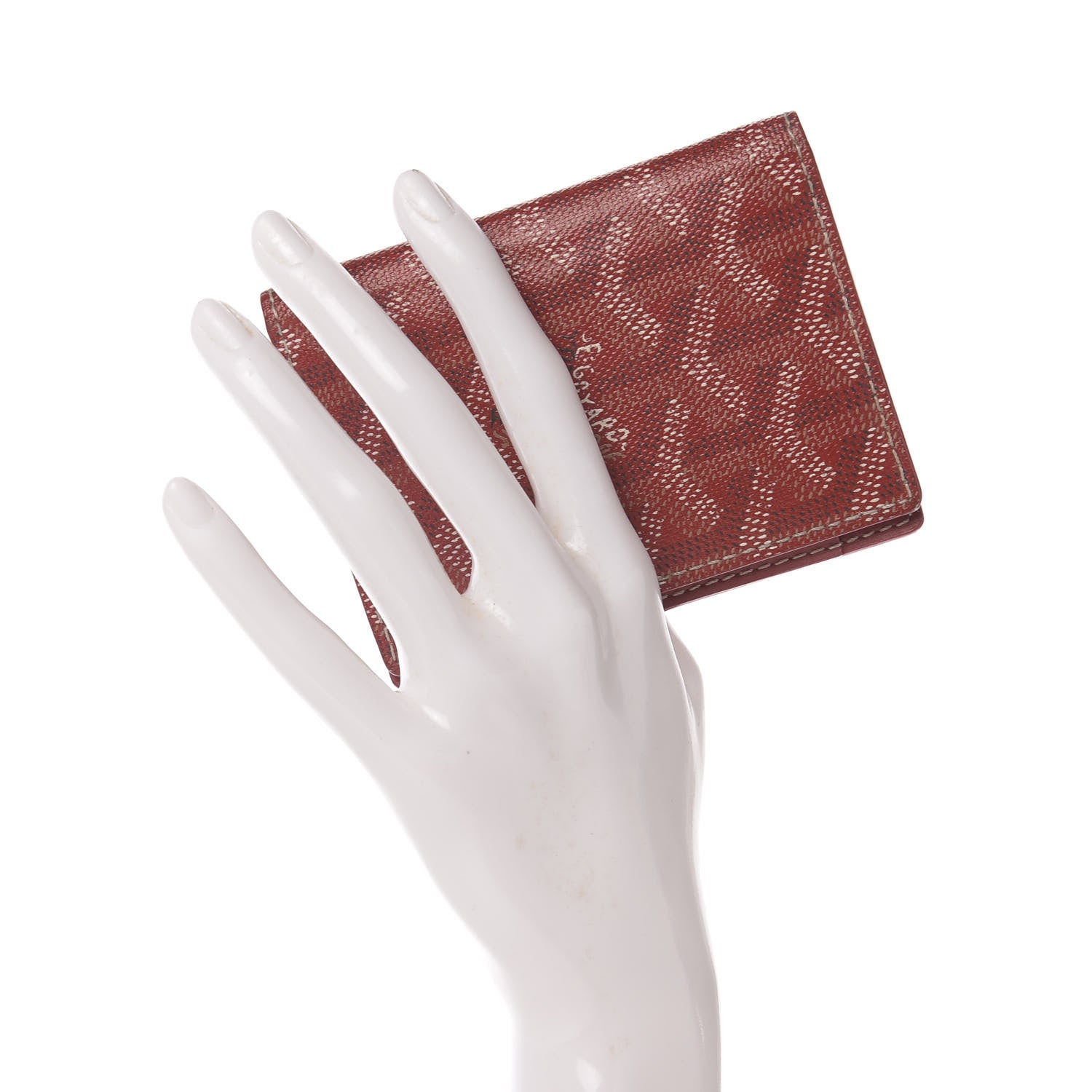 Goyard Goyardine Saint Marc Card Holder Red 2 of 6
