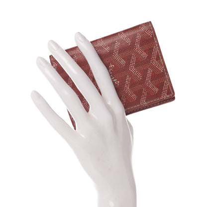 Goyard Goyardine Saint Marc Card Holder Red 2 of 6