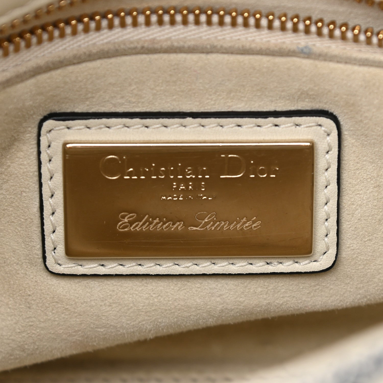 Christian Dior Calfskin Toile de Jouy Mini Lady Dior Blue 5 of 12