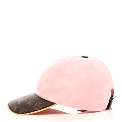 Louis Vuitton Polyester Silk Monogram LV Get Ready Cap M Pink 4 of 9