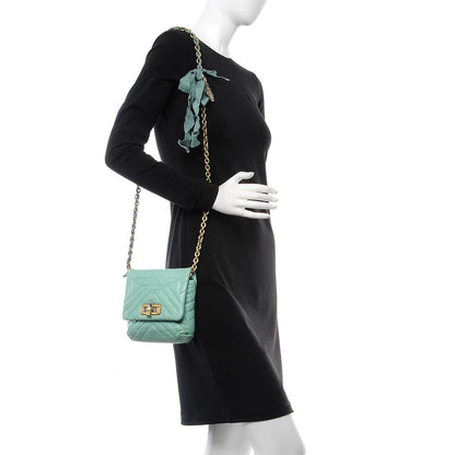 Lanvin Calfskin Quilted Mini Happy Pop Crossbody Vert Clair 2 of 11