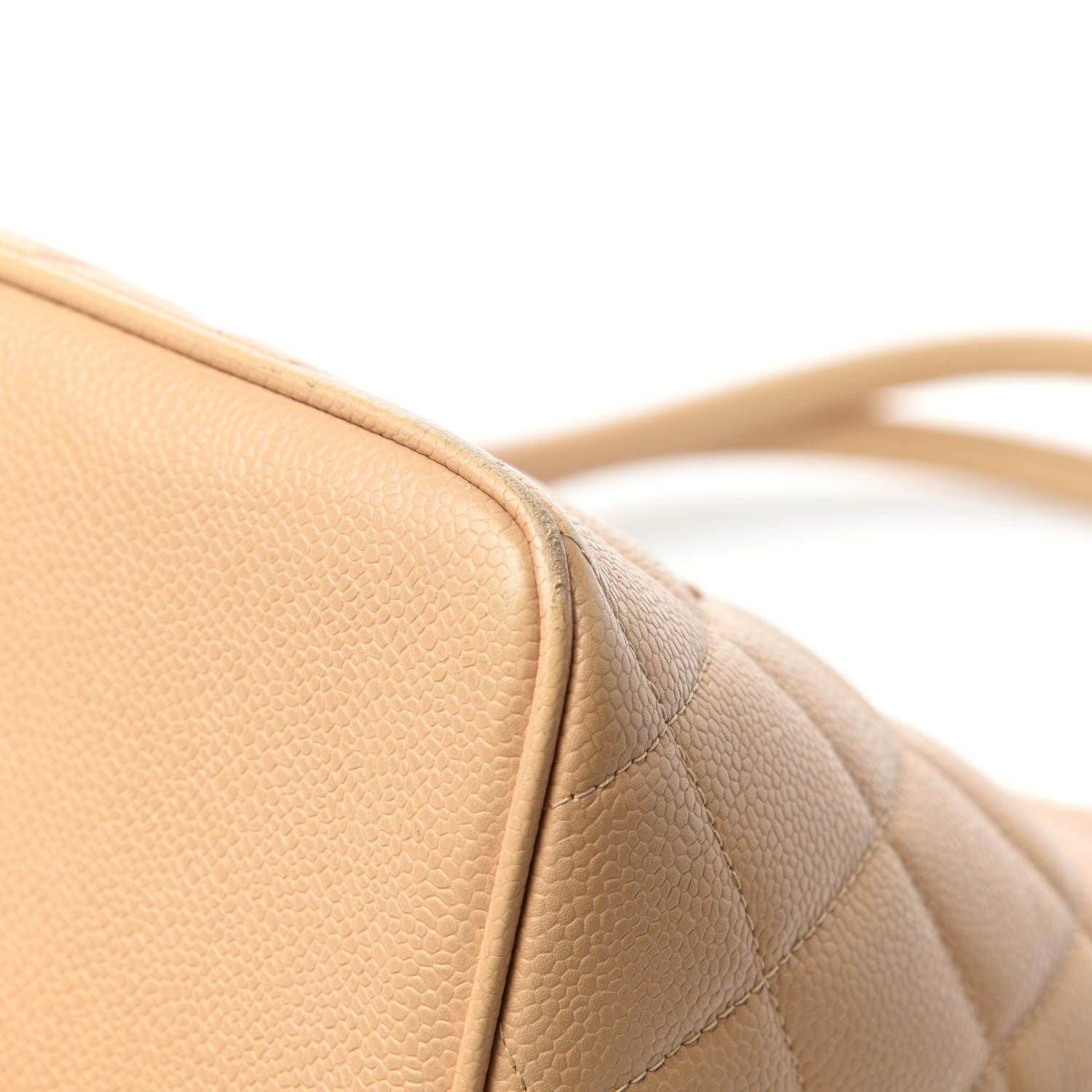 Chanel Caviar Quilted Medallion Tote Beige 9 of 15