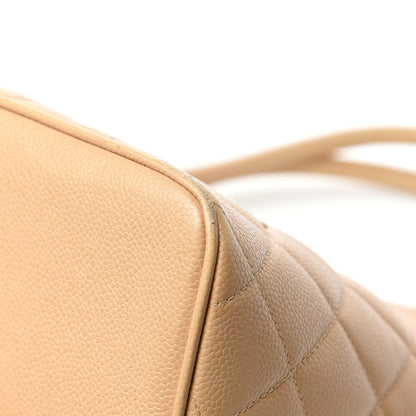 Chanel Caviar Quilted Medallion Tote Beige 9 of 15