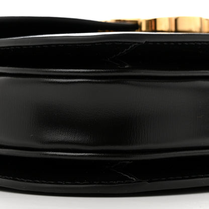 Celine Shiny Calfskin Triomphe Mini Besace Clea Black 10 of 11