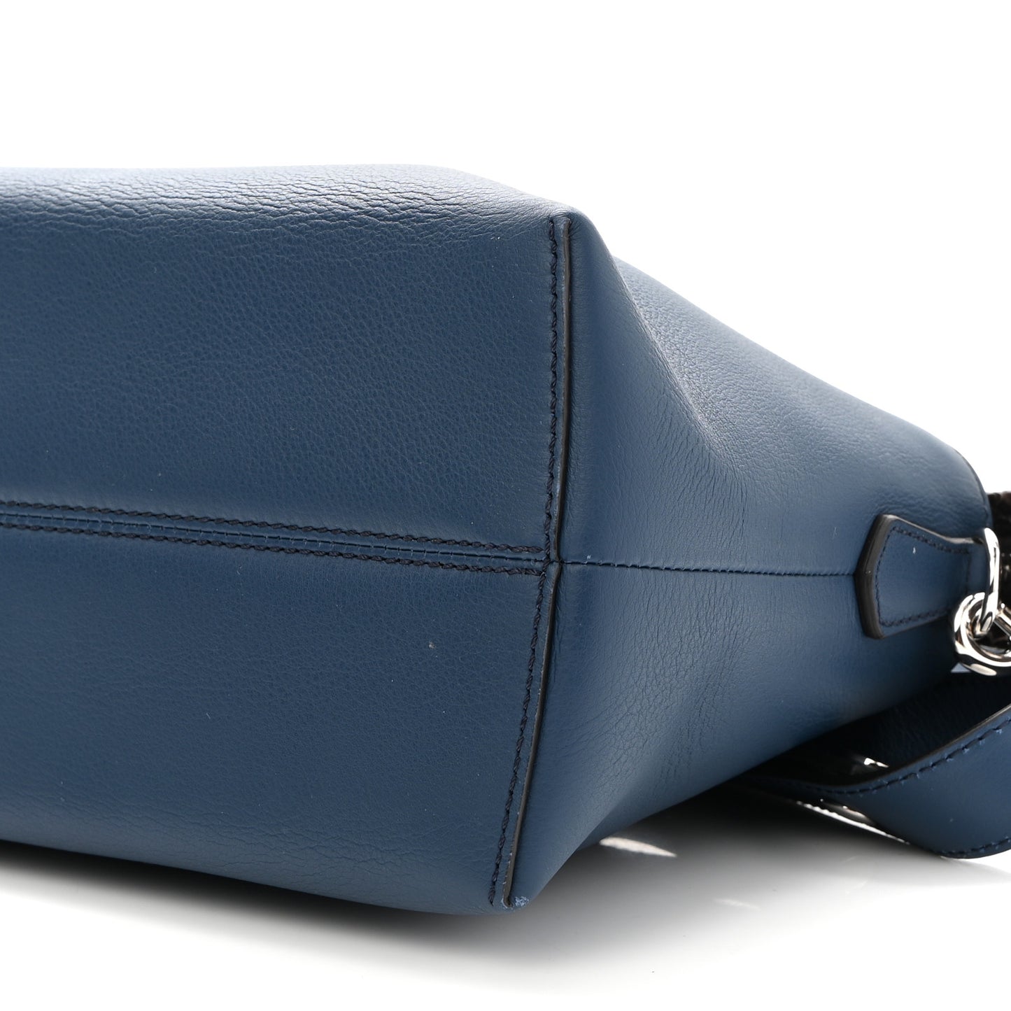 Vitello Dolce Elaphe Medium By The Way Boston Bag Blue Multicolor