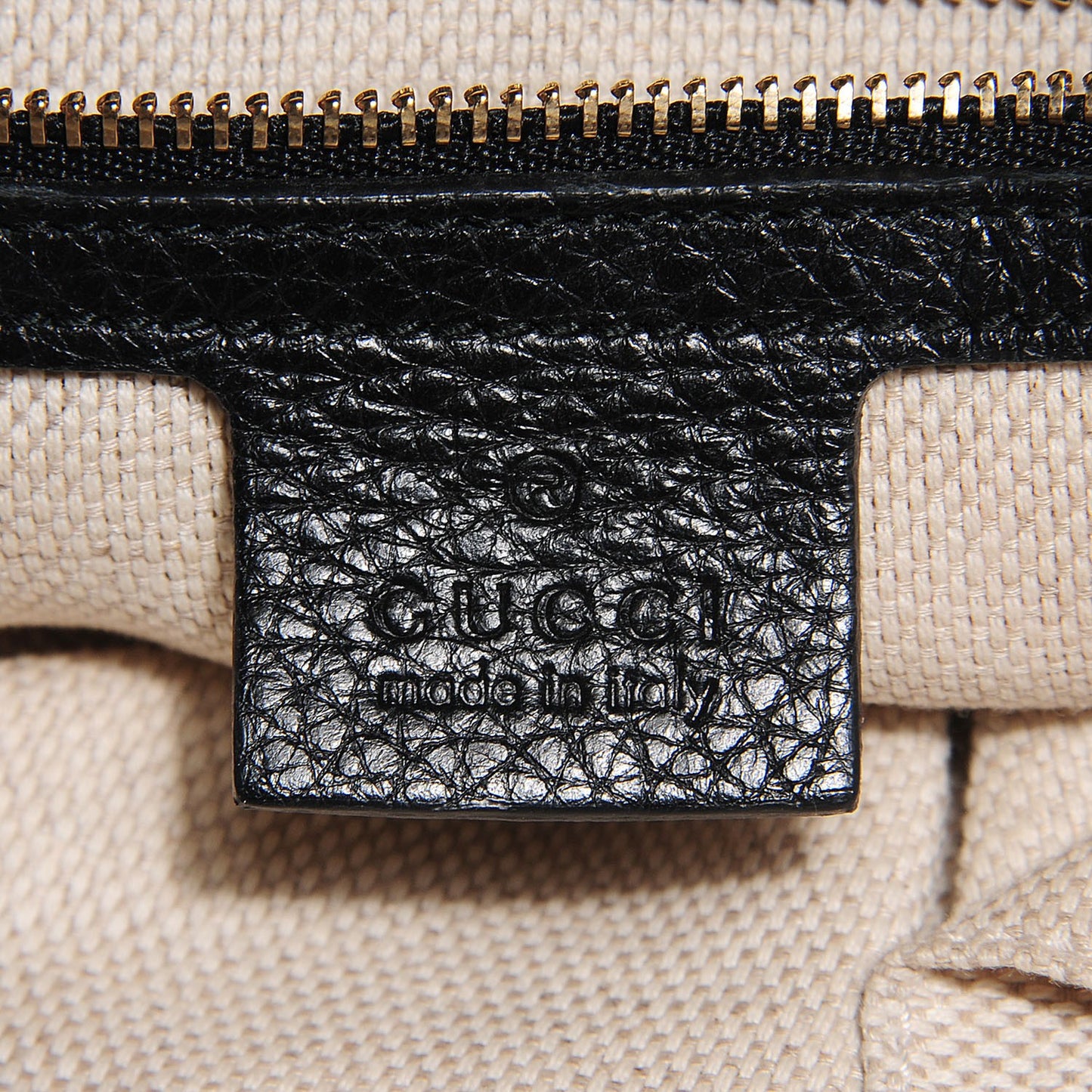 Pebbled Calfskin Small Soho Bowler Black