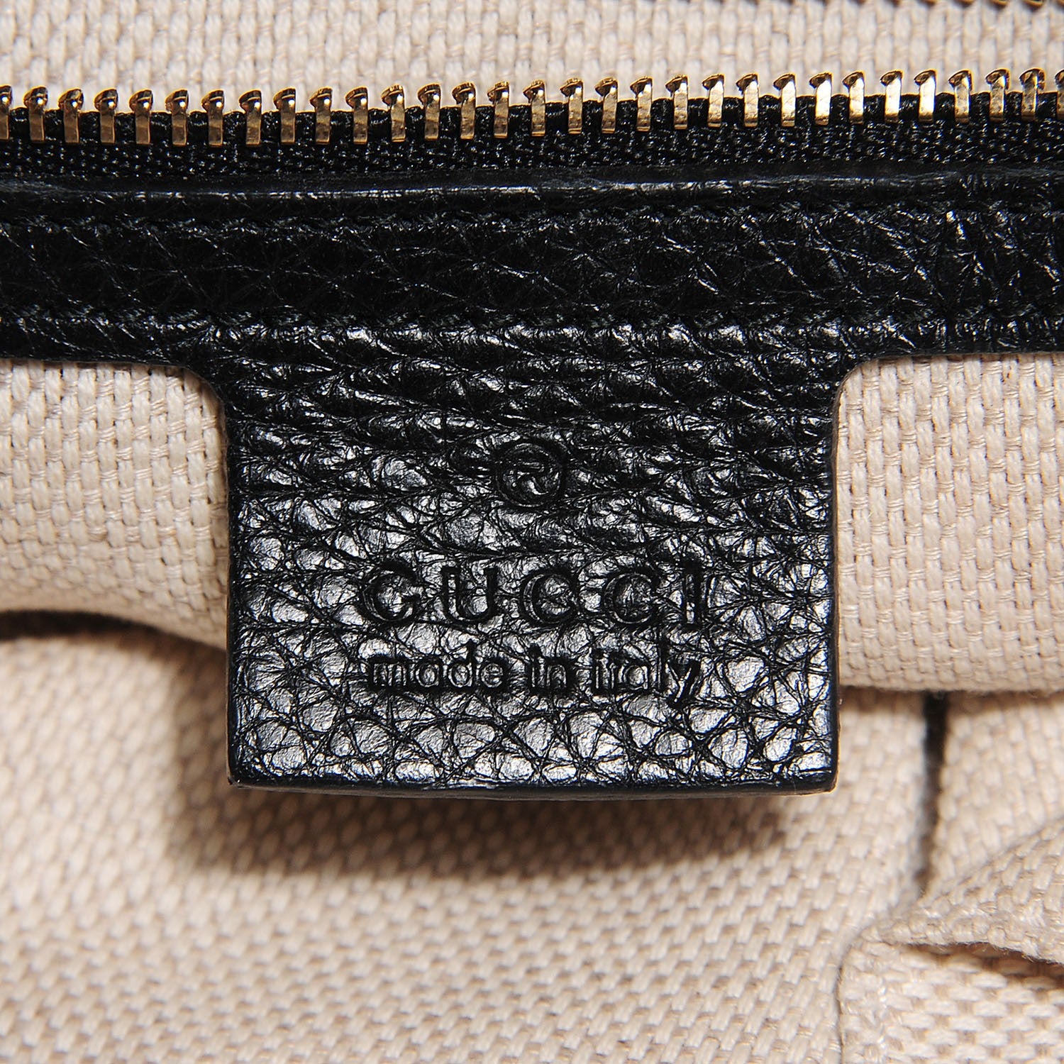 Gucci Pebbled Calfskin Small Soho Bowler Black 6 of 9