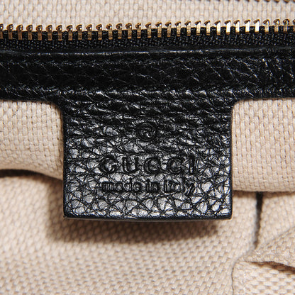 Gucci Pebbled Calfskin Small Soho Bowler Black 6 of 9
