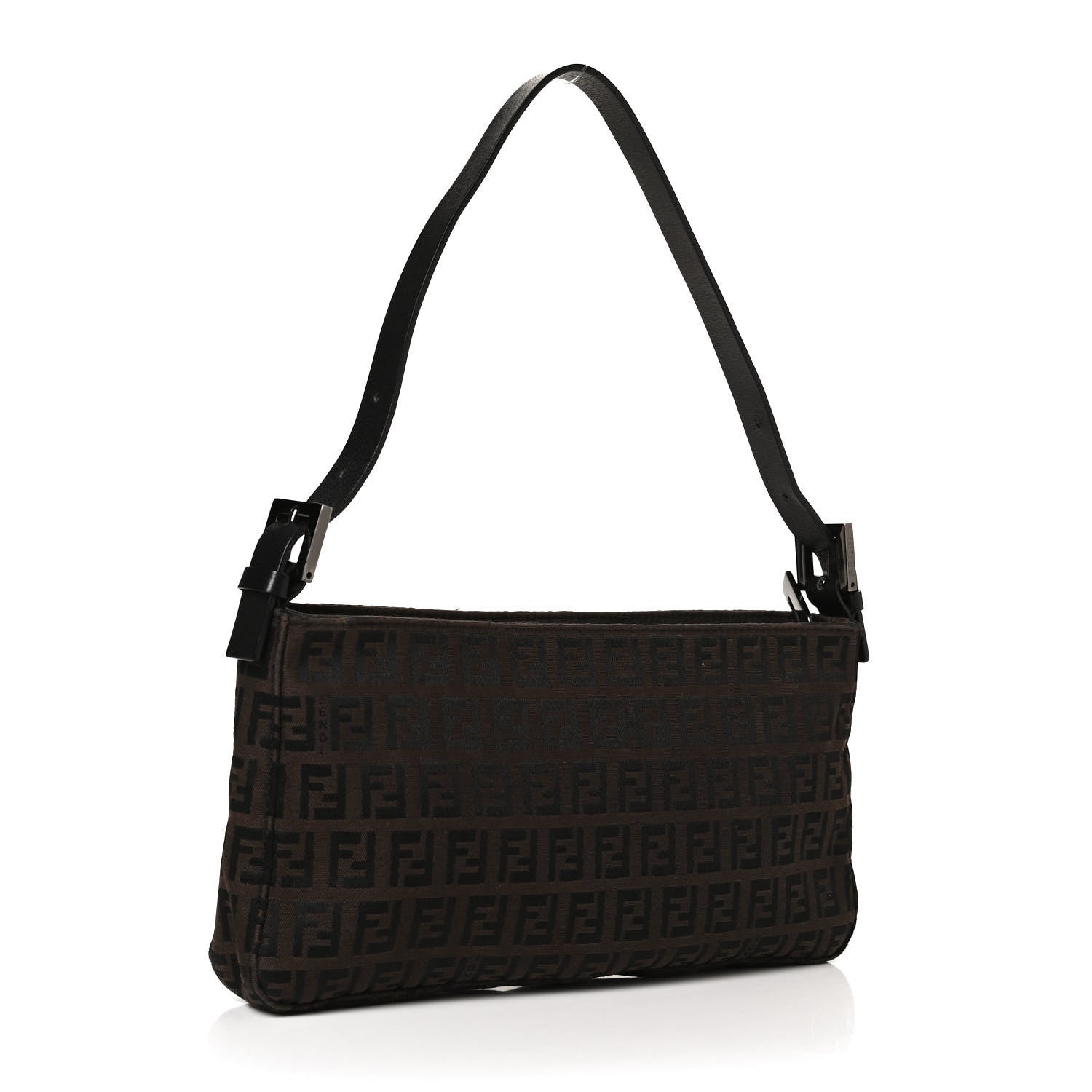 Fendi Zucchino Pochette Tobacco Moro 2 of 12