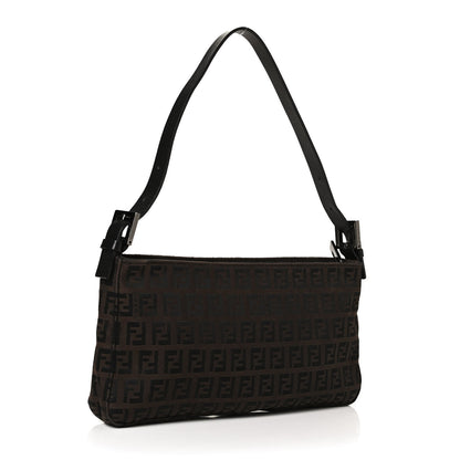 Fendi Zucchino Pochette Tobacco Moro 2 of 12