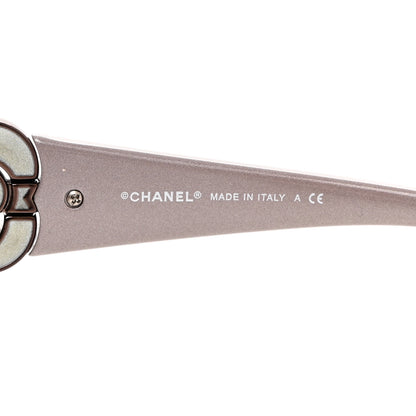 Chanel Swarovski Crystal Camellia CC Sunglasses 4164-B Bronze 6 of 8