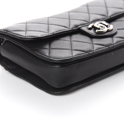 Chanel Goatskin Quilted Medium Perfect Edge Flap Black 6 of 7