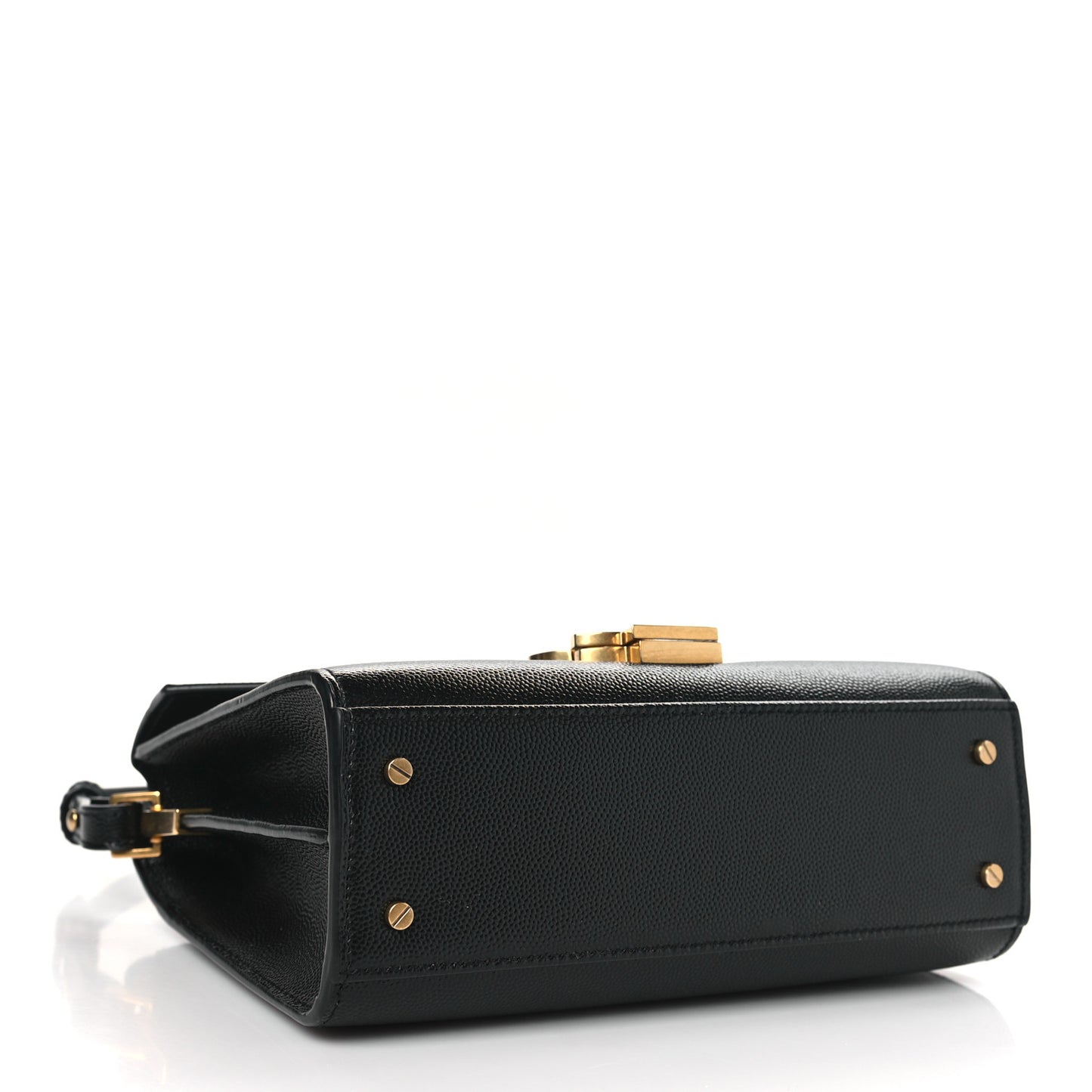 Grain de Poudre Mini Classic Monogram Cassandra Top Handle Black