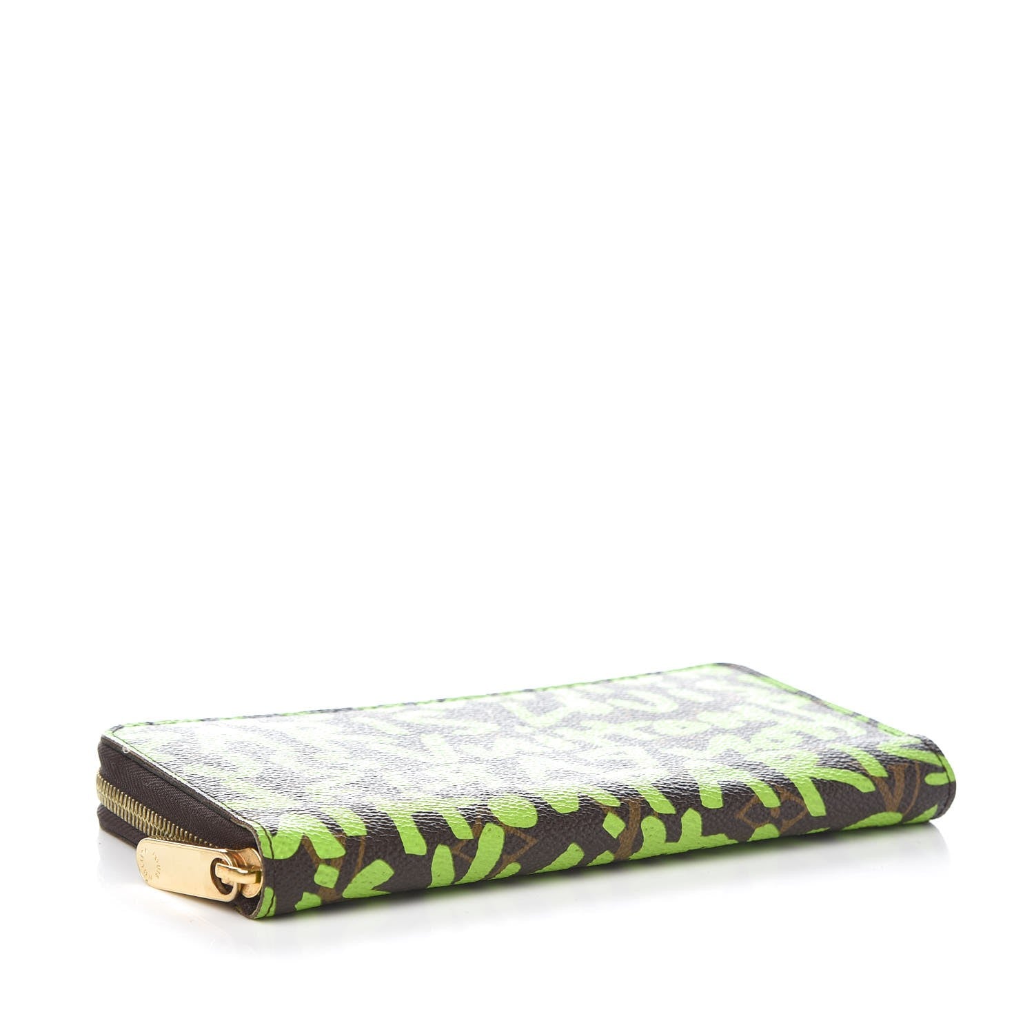 Louis Vuitton Monogram Graffiti Zippy Wallet Green 4 of 7