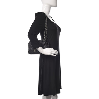 Saint Laurent Sheepskin Tri-Quilt Monogram Medium Soft Envelope Bag Black 2 of 13