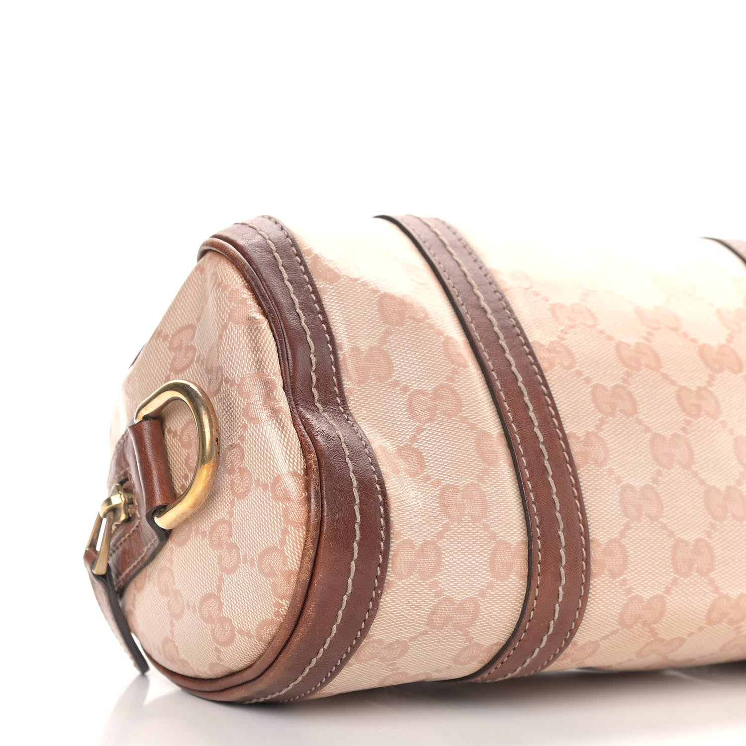 Gucci Crystal Monogram Duchessa Small Boston Bag Pink 6 of 8