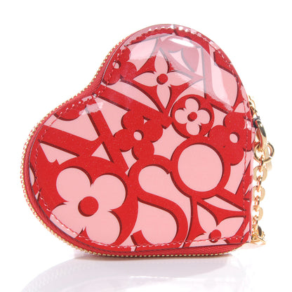 Louis Vuitton Patent Sweet Monogram Coeur Heart Coin Purse Pomme D'Amour 3 of 9