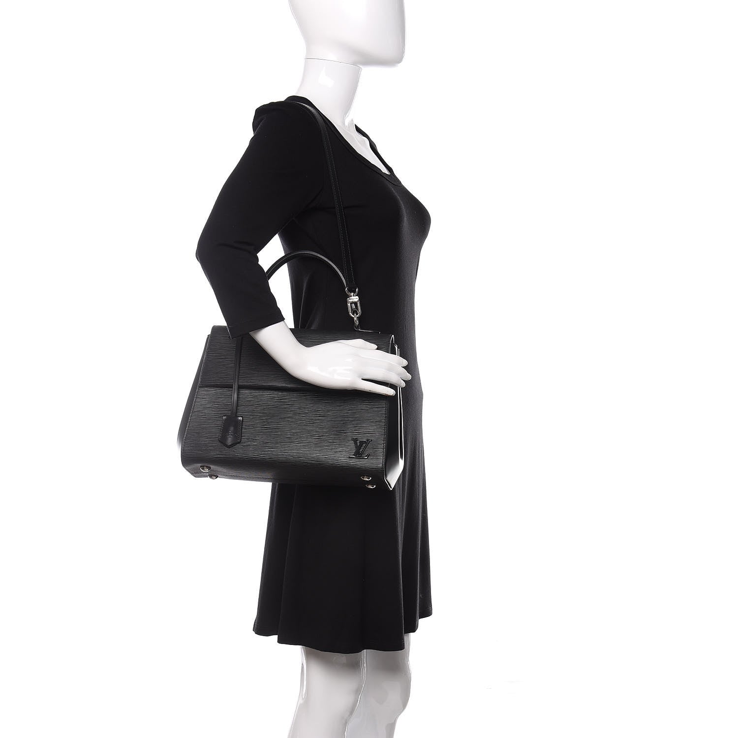 Louis Vuitton Epi Cluny MM Black 2 of 17
