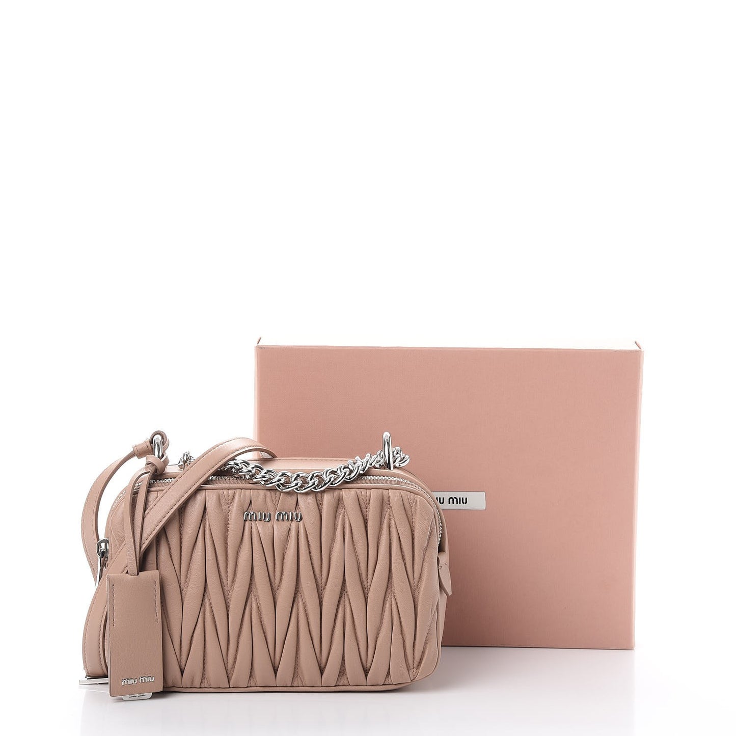 Nappa Matelasse Camera Bag Cammeo