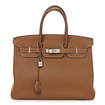 Hermes Togo Birkin 35 Gold 1 of 13