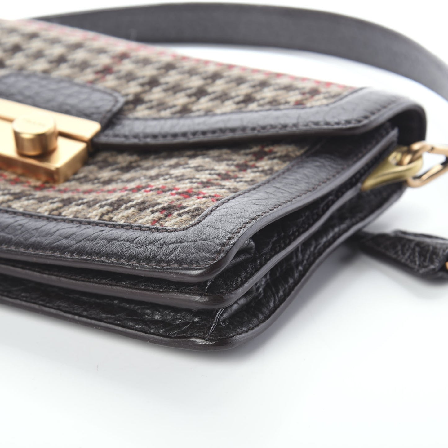 Tweed Sound Shoulder Bag Ebano