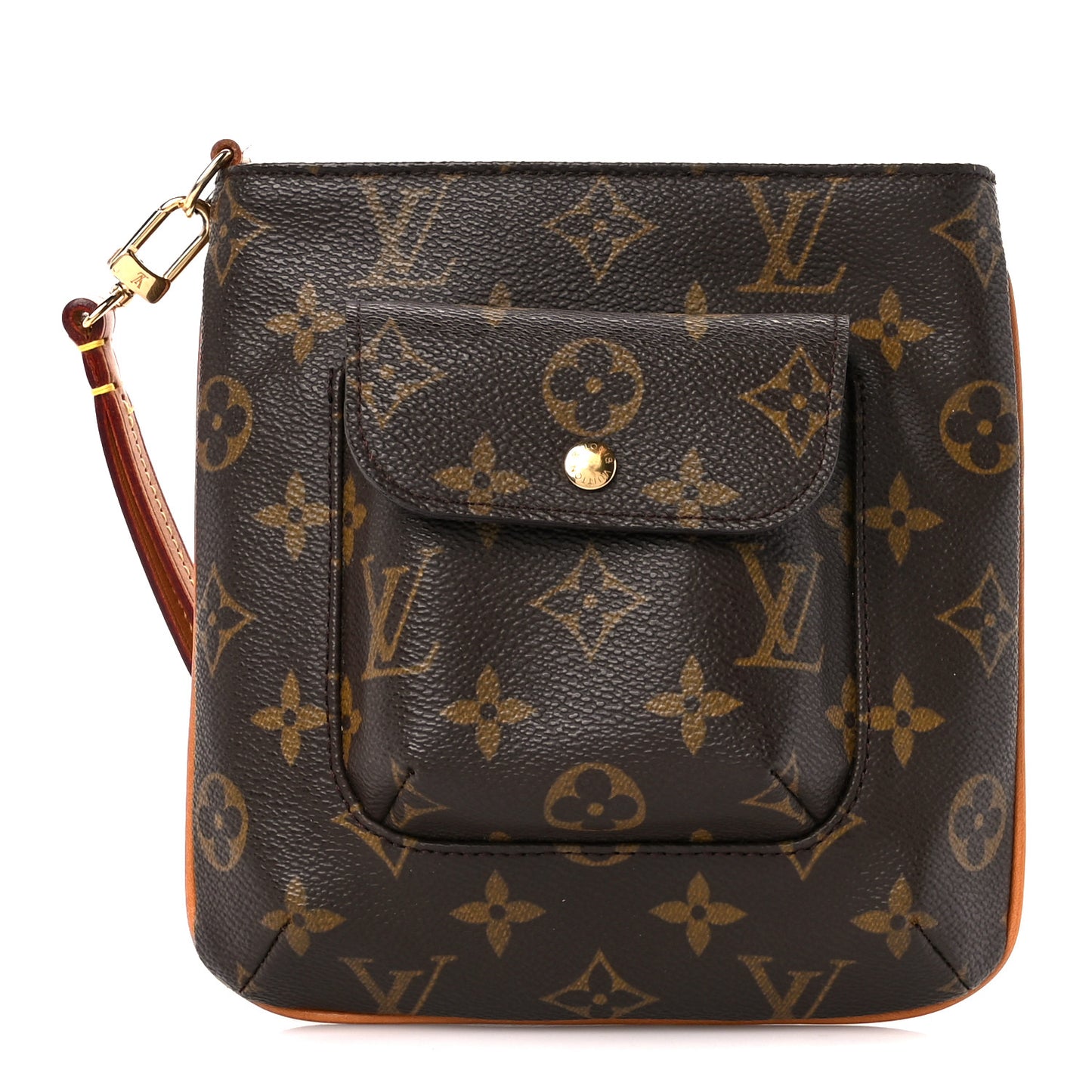 Monogram Partition Wristlet