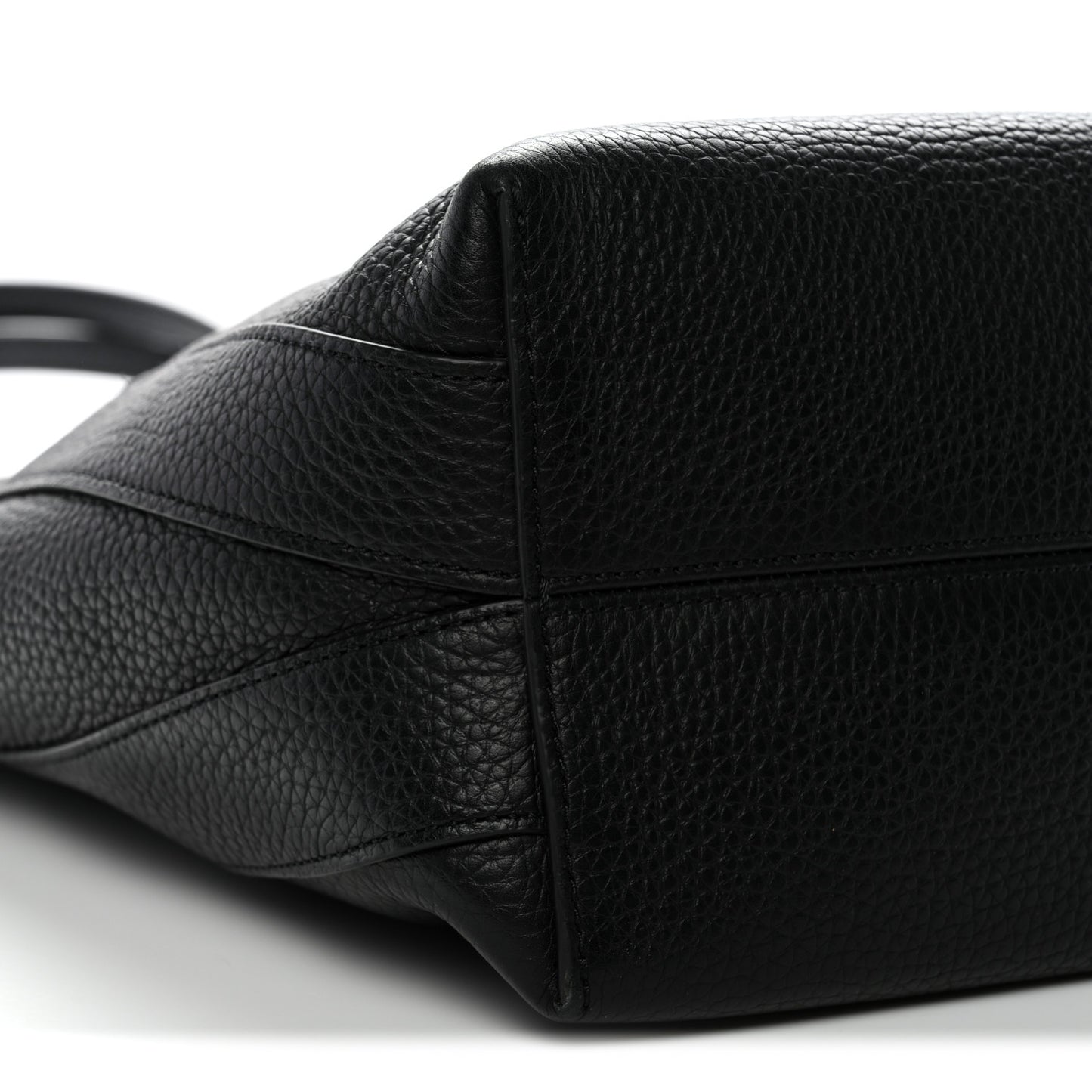 Heavy Grain Bayswater North South Tote Black