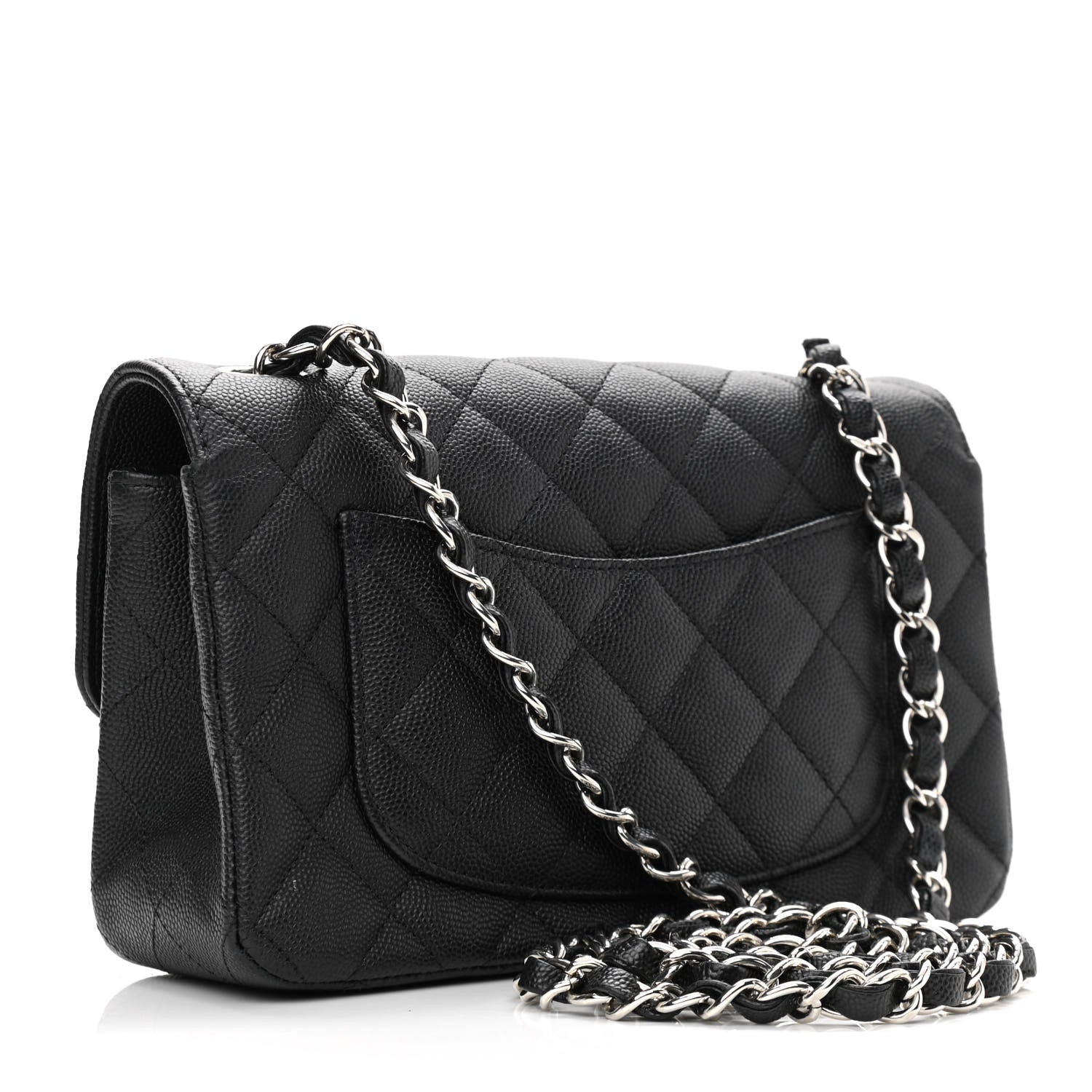 Chanel Caviar Quilted Mini Rectangular Flap Black 3 of 12